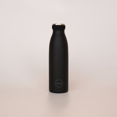 Aya&Ida Drikkeflaske black 500 ml i stål