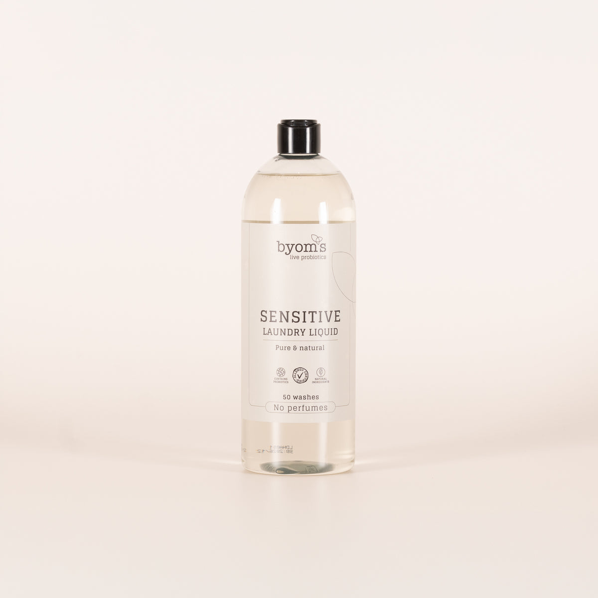 Byoms Sensitive Laundry Liquid vaskemiddel uden parfume 1000 ml