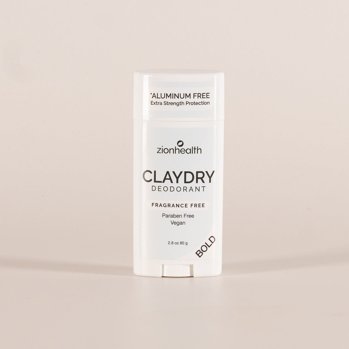 Zionhealth Claydry Fragrance free deodorant