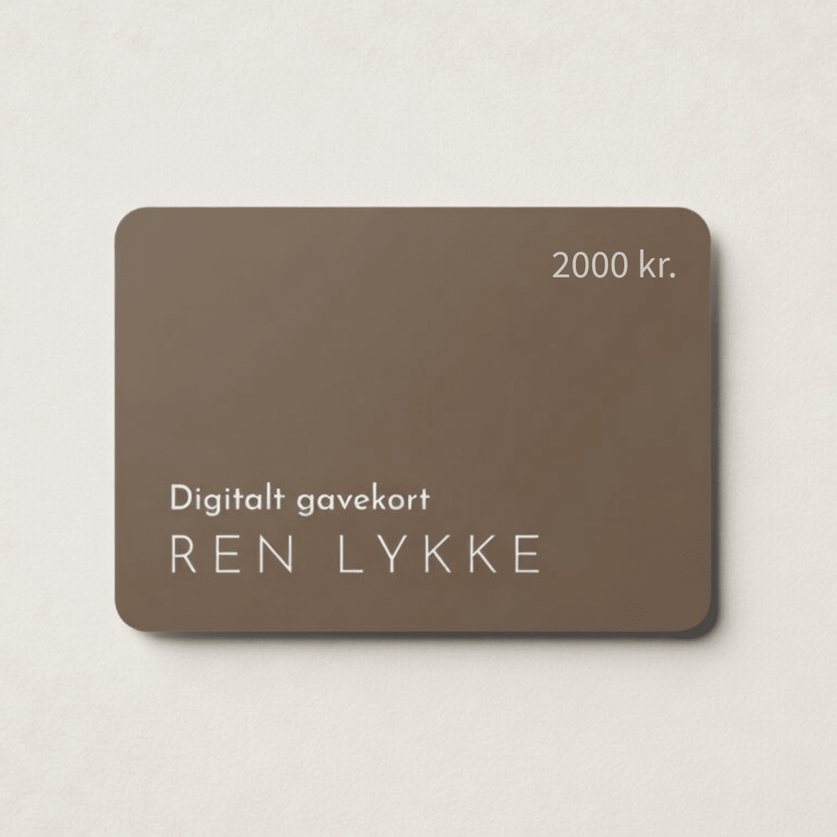 Gavekort
