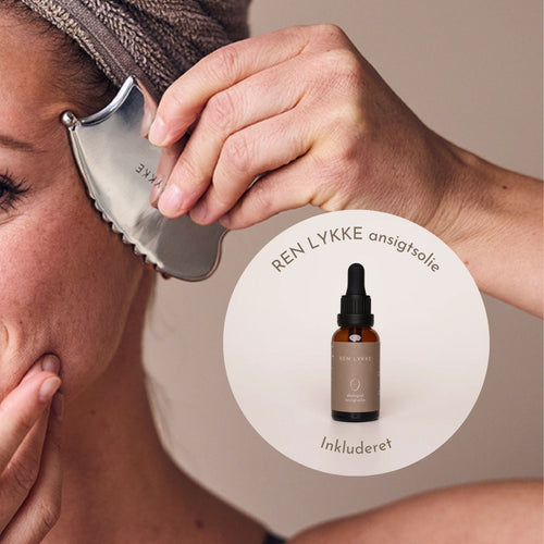 gua sha og ansigtsolie